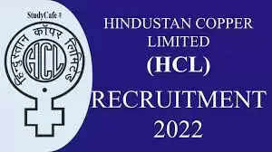 HCL Recruitment 2022: A great opportunity has emerged to get a job (Sarkari Naukri) in HCL (HCL). Hindustan Copper Limited has sought applications to fill Trainee and other posts (HCL Recruitment 2022). Interested and eligible candidates who want to apply for these vacant posts (HCL Recruitment 2022), can apply by visiting HCL's official website hindustancopper.com. The last date to apply for these posts (HCL Recruitment 2022) is 12 December.  Apart from this, candidates can also apply for these posts (HCL Recruitment 2022) by directly clicking on this official link hindustancopper.com. If you want more detailed information related to this recruitment, then you can see and download the official notification (HCL Recruitment 2022) through this link HCL Recruitment 2022 Notification PDF. A total of 290 posts will be filled under this recruitment (HCL Recruitment 2022) process.  Important Dates for HCL Recruitment 2022  Online Application Starting Date –  Last date for online application - 12 December  HCL Recruitment 2022 Posts Recruitment Location  Khetri, Rajasthan  Details of posts for HCL Recruitment 2022  Total No. of Posts – 290 Posts  Eligibility Criteria for HCL Recruitment 2022  Trainee: 10th 12th pass in relevant subject from recognized institute.  Age Limit for HCL Recruitment 2022  The age of the candidates will be valid 30 years.  Salary for HCL Recruitment 2022  Trainee: As per the rules of the department  Selection Process for HCL Recruitment 2022  Trainee: Will be done on the basis of Interview.  How to apply for HCL Recruitment 2022  Interested and eligible candidates can apply through the official website of HCL (hindustancopper.com) till 12 December. For detailed information in this regard, refer to the official notification given above.    If you want to get a government job, then apply for this recruitment before the last date and fulfill your dream of getting a government job. You can visit naukrinama.com for more such latest government jobs information.