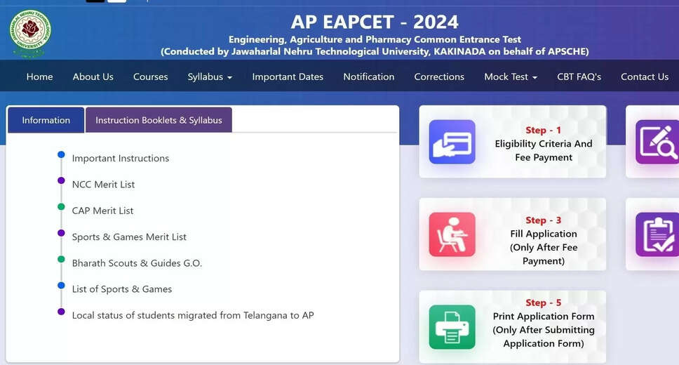 AP EAPCET 2024 Exam Commences Today; Important Guidelines and Required Documents for Candidates