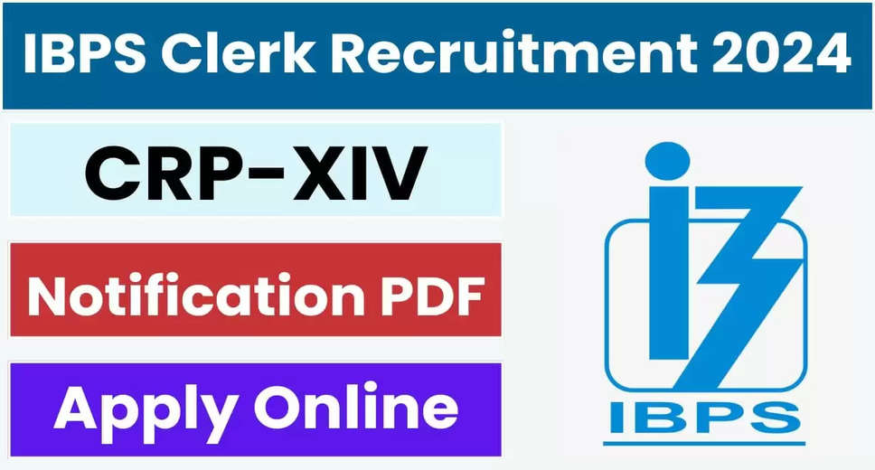 IBPS CRP Clerk XIV Recruitment 2024: Application Deadline Extended for 6128 Vacancies