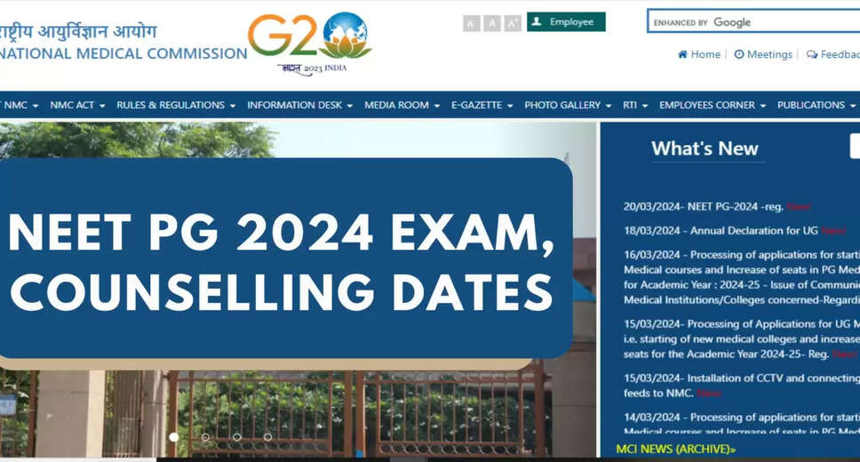 NEET PG 2024 Exam Date Changed: Preponed to June 23, Result Expected by July 15