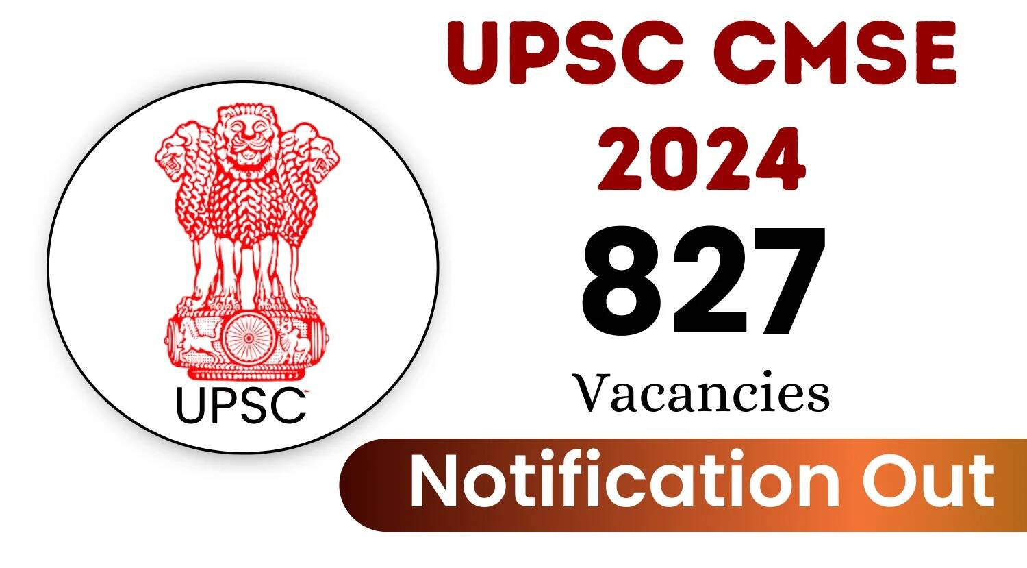 UPSC CMSE 2024 Results Announced, 827 Posts Available: Download Name-Wise Result Here