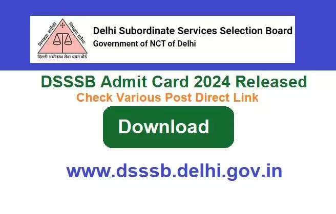 Apply Now for Delhi Subordinate Services: DSSSB Recruitment 2024 Announced