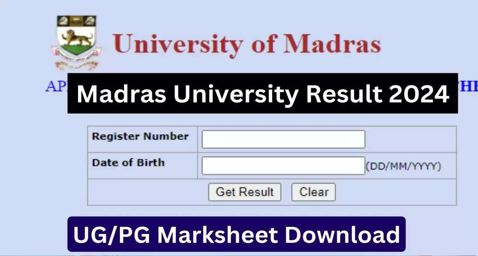 Madras University Result 2024: Scorecards to be Available Soon; Direct Link for Checking