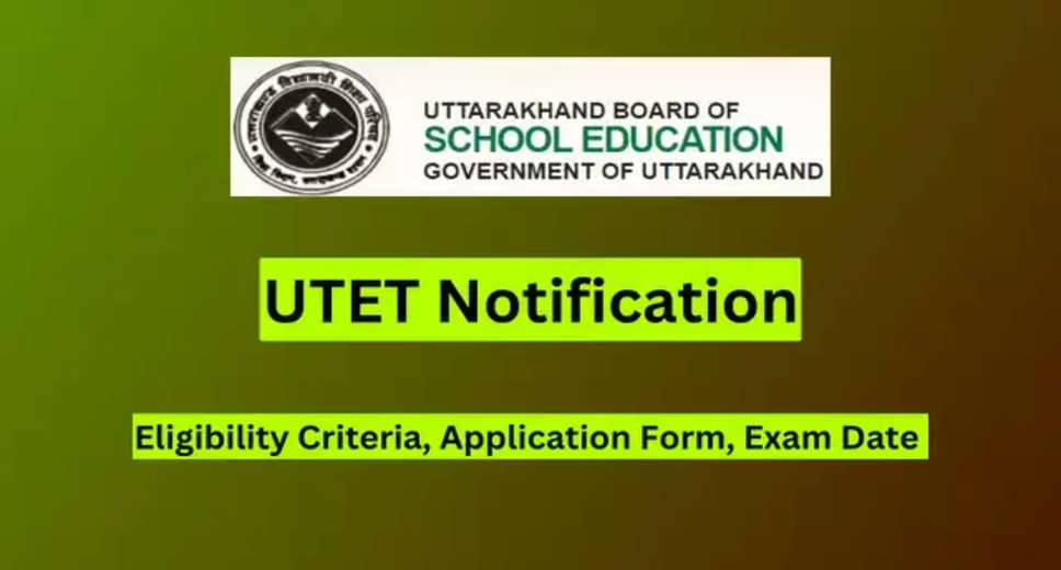 UTET 2024 Registration Open: Apply Online for Primary and Junior Level Teaching Exams