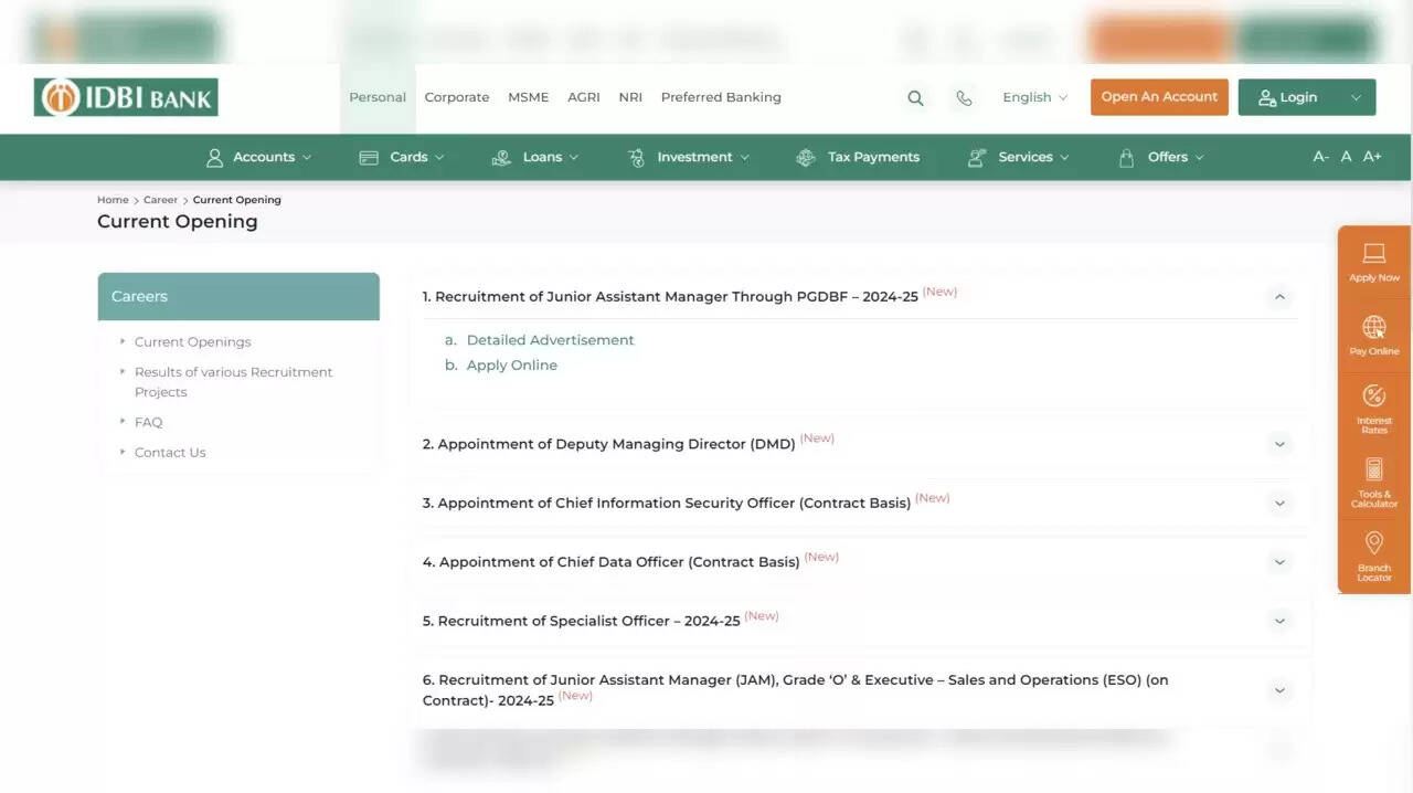 IDBI Bank JAM 2024 Notification Released: Apply for 500 Junior Assistant Manager Vacancies