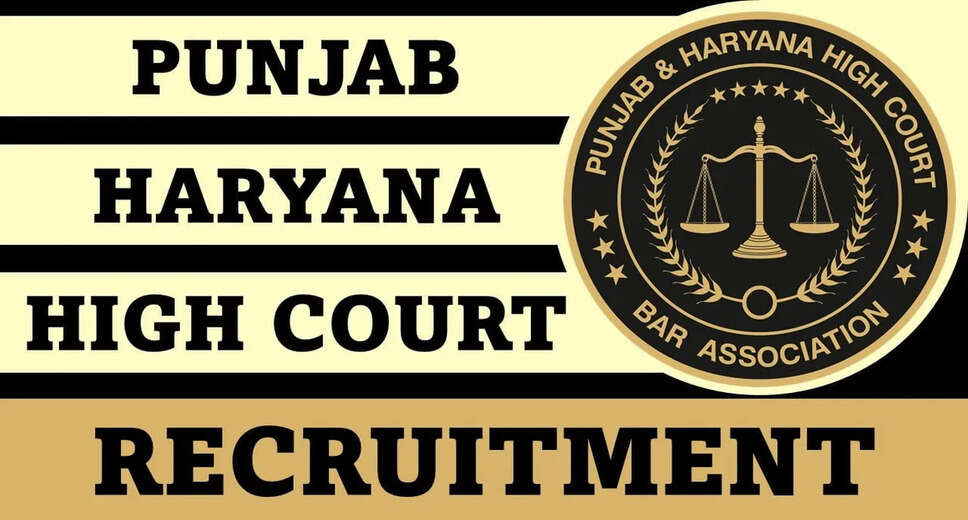 SEO Title: High Court of Punjab and Haryana at Chandigarh Recruitment 2023: Apply for Stenographer Grade III Vacancies High Court of Punjab and Haryana at Chandigarh is inviting applications for the recruitment of Stenographer Grade III vacancies. Interested candidates can find all the necessary details and apply through the official website. Here is the complete information about the High Court of Punjab and Haryana at Chandigarh Stenographer Grade III Recruitment 2023, including the last date to apply, salary, age limit, and more. Organization: High Court of Punjab and Haryana at Chandigarh Recruitment 2023 Post Name: Stenographer Grade III Total Vacancy: 7 Posts Salary: Not Disclosed Job Location: Chandigarh Last Date to Apply: 27/05/2023 Official Website: highcourtchd.gov.in Similar Jobs: Govt Jobs 2023 Qualification for High Court of Punjab and Haryana at Chandigarh Recruitment 2023 The eligibility criteria play a vital role in job applications. Candidates must meet the required qualifications to be eligible for this position. The High Court of Punjab and Haryana at Chandigarh is hiring candidates with a B.A or B.Sc degree. For more detailed information, please refer to the official website of the High Court of Punjab and Haryana at Chandigarh. You can find the official notification PDF link for High Court of Punjab and Haryana at Chandigarh Recruitment 2023 here. Vacancy Count for High Court of Punjab and Haryana at Chandigarh Recruitment 2023 The High Court of Punjab and Haryana at Chandigarh is actively recruiting eligible candidates to fill 7 vacant positions. To get all the necessary details about the High Court of Punjab and Haryana at Chandigarh Recruitment 2023, continue reading this article. Salary for High Court of Punjab and Haryana at Chandigarh Recruitment 2023 Candidates selected for the Stenographer Grade III vacancies in the High Court of Punjab and Haryana at Chandigarh will receive a salary as per the organization's norms. The specific salary details are not disclosed in the official notification. Job Location for High Court of Punjab and Haryana at Chandigarh Recruitment 2023 The job location for the High Court of Punjab and Haryana at Chandigarh Recruitment 2023 is Chandigarh. Candidates who are interested in this opportunity should be willing to work in Chandigarh. Apply Online Last Date for High Court of Punjab and Haryana at Chandigarh Recruitment 2023 The last date to apply for High Court of Punjab and Haryana at Chandigarh Recruitment 2023 is 27/05/2023. To apply, follow the application process provided below. Steps to apply for High Court of Punjab and Haryana at Chandigarh Recruitment 2023 Interested and eligible candidates can apply for the vacancies before the last date, i.e., 27/05/2023, through the official website highcourtchd.gov.in. Follow the steps given below to apply online/offline: Step 1: Visit the official website of High Court of Punjab and Haryana at Chandigarh: highcourtchd.gov.in Step 2: Look for the official notification of High Court of Punjab and Haryana at Chandigarh Step 3: Read the details mentioned in the notification and check the mode of application. Step 4: Follow the instructions given and apply for High Court of Punjab and Haryana at Chandigarh Recruitment 2023 accordingly. Make sure to submit your application before the deadline to be considered for the recruitment process.