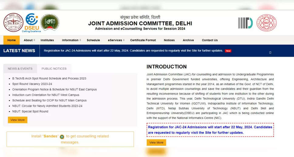 Spot Round Admissions for JAC Delhi 2024 Begin: Essential Documents You Need