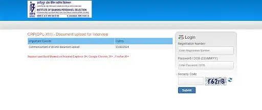 IBPS SO Recruitment 2024: Interview Document Upload Link Now Live on ibps.in