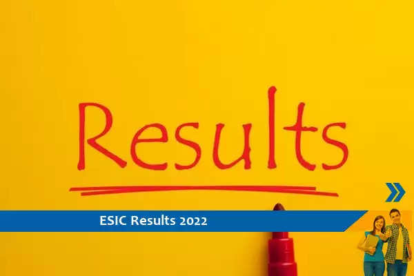 ESIC Result 2022 Declared: Employees State Insurance Corporation Medical, Patna has declared the result of Senior Resident Examination (ESIC Patna Result 2022). All the candidates who have appeared in this examination (ESIC Patna Exam 2022) can see their result (ESIC Patna Result 2022) by visiting the official website of ESIC, esic.nic.in. This recruitment (ESIC Recruitment 2022) exam was held on November 22, 2022.    Apart from this, candidates can also see the result of ESIC Results 2022 (ESIC Patna Result 2022) by directly clicking on this official link esic.nic.in. Along with this, you can also see and download your result (ESIC Patna Result 2022) by following the steps given below. Candidates who clear this exam have to keep checking the official release issued by the department for further process. The complete details of the recruitment process will be available on the official website of the department.    Exam Name – ESIC Patna Exam 2022  Date of conduct of examination – November 22, 2022  Result declaration date – November 23, 2022  ESIC Patna Result 2022 - How to check your result?  1. Open the official website of ESIC esic.nic.in.  2.Click on the ESIC Patna Result 2022 link given on the home page.  3. On the page that opens, enter your roll no. Enter and check your result.  4. Download the ESIC Patna Result 2022 and keep a hard copy of the result with you for future need.  For all the latest information related to government exams, you visit naukrinama.com. Here you will get all the information and details related to the results of all the exams, admit cards, answer keys, etc.