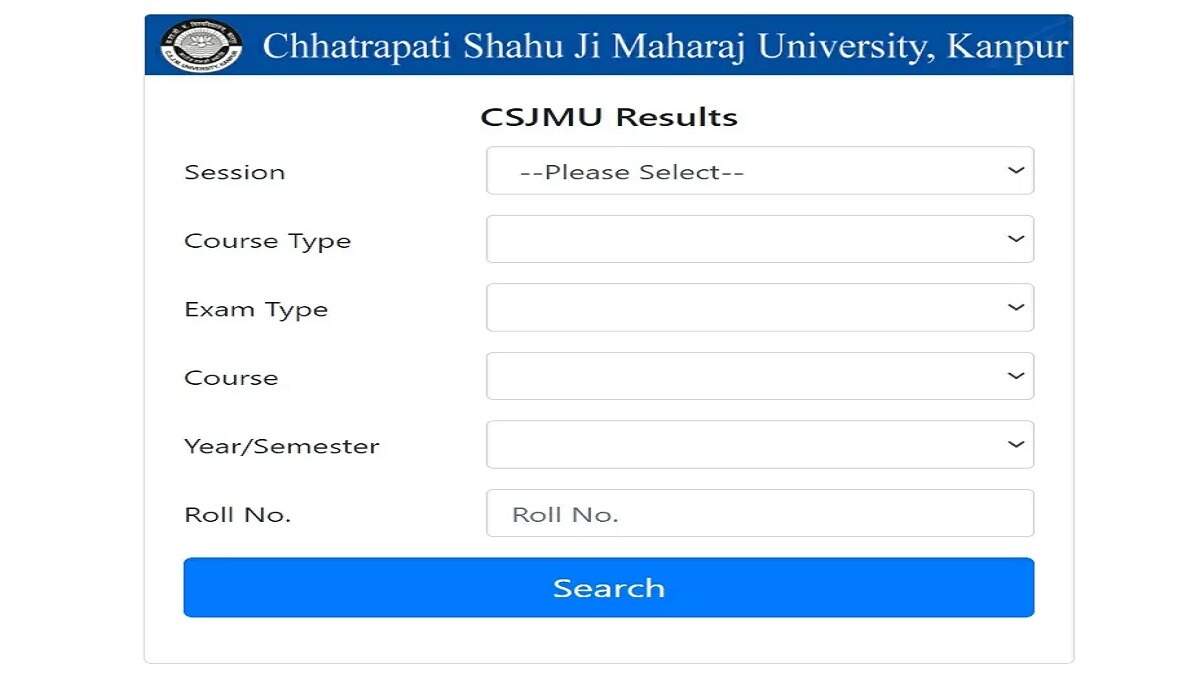 Kanpur University Result 2024: CSJMU Releases UG and PG Marksheet PDF