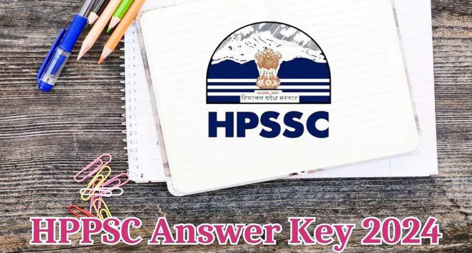 HPPSC Lecturer (School-New) Answer Key 2024: Provisional Answer Key for Subject Aptitude Test Released