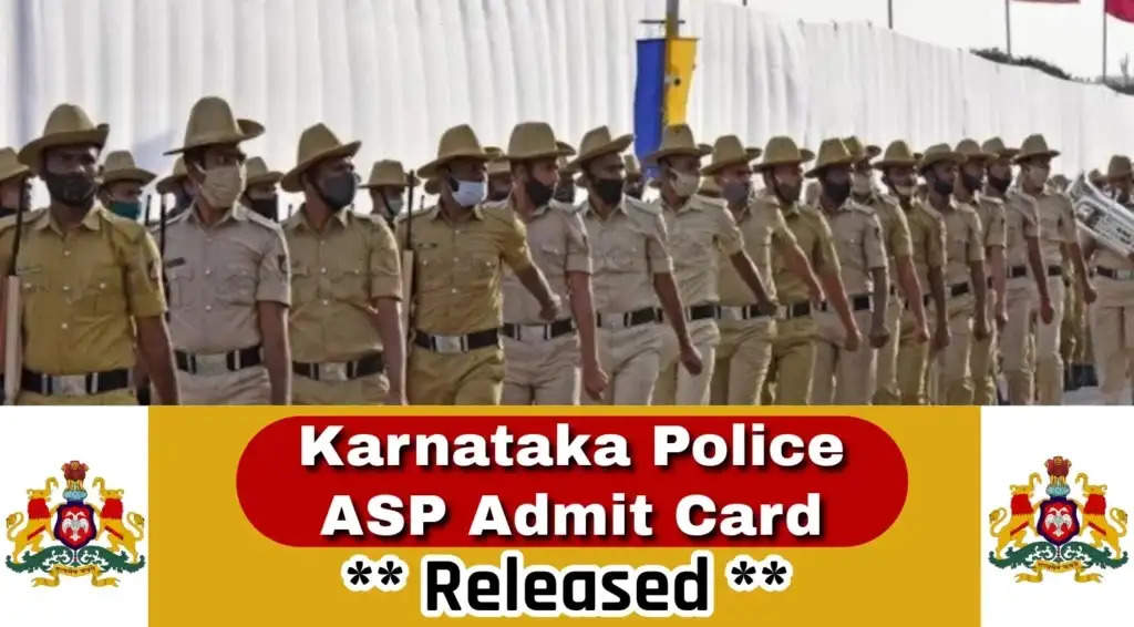 KSP Admit Card 2024 Out: Download Hall Ticket on ksp-recruitment.in