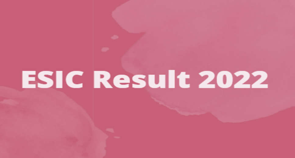 ESIC Result 2022 Declared: Employees State Insurance Corporation Medical, Ahmedabad has declared the result of Senior Resident Examination (ESIC Ajmer Result 2022). All the candidates who have appeared in this examination (ESIC Ajmer Exam 2022) can check their result (ESIC Ajmer Result 2022) by visiting the official website of ESIC at esic.nic.in. This recruitment (ESIC Recruitment 2022) exam was conducted on November 3, 2022.    Apart from this, candidates can also directly check ESIC Results 2022 (ESIC Ajmer Result 2022) by clicking on this official link esic.nic.in. Along with this, by following the steps given below, you can also view and download your result (ESIC Ajmer Result 2022). Candidates who will clear this exam have to keep watching the official release issued by the department for further process. The complete details of the recruitment process will be available on the official website of the department.    Exam Name – ESIC Ajmer Exam 2022  Exam held date – November 3, 2022  Result declaration date – November 6, 2022  ESIC Ajmer Result 2022 - How to check your result?  Open the official website of ESIC at esic.nic.in.  Click on the ESIC Ajmer Result 2022 link given on the home page.  In the page that is open, enter your Roll No. Enter and check your result.  Download the ESIC Ajmer Result 2022 and keep a hard copy of the result with you for future need.  For all the latest information related to government exams, you should visit naukrinama.com. Here you will get all the information and details related to the result of all the exams, admit card, answer key, etc.