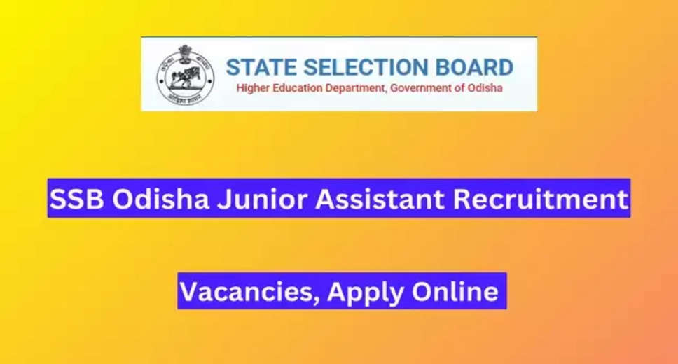 SSB Odisha Junior Assistant Exam Date 2024 Released: Check Details Here