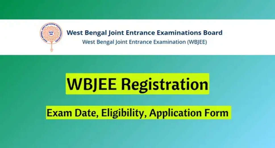 WBJEE 2024 Registration Process Ends On January 31, Visit wbjeeb.nic.in To Apply