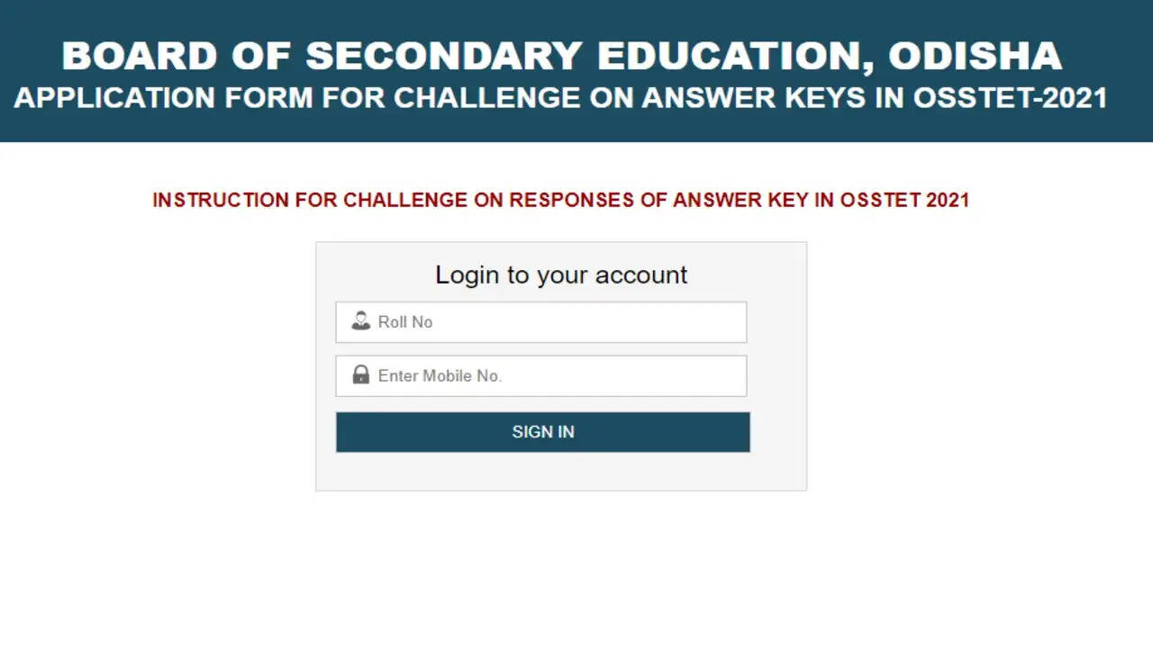 OSSTET 2024 Answer Key Released: Check Odisha TET Response Sheet Here