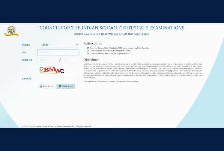 ISC 2024 Improvement Exam Results Now Available: Steps to Access Your Results
