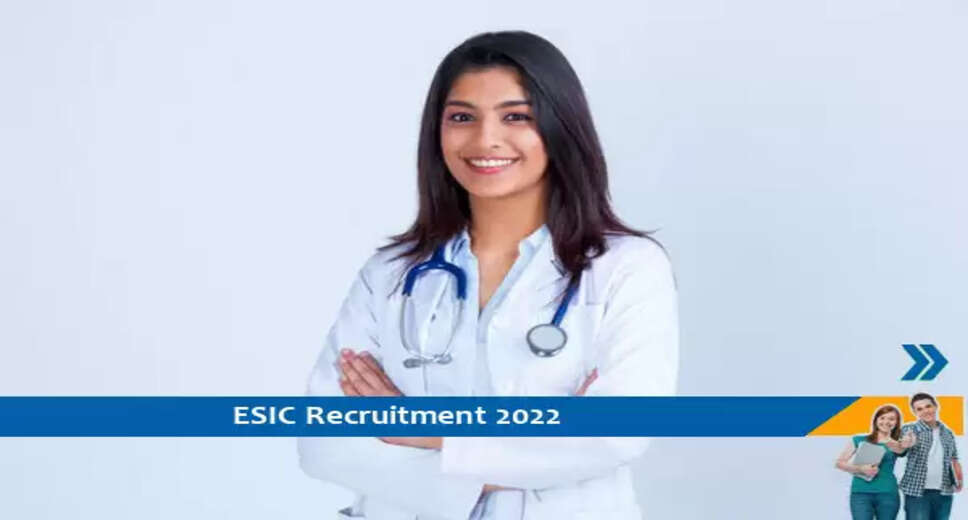 ESIC Alwar में प्रोफेसर और वरिष्ठ रेजिडेंट के पद पर भर्तियां
