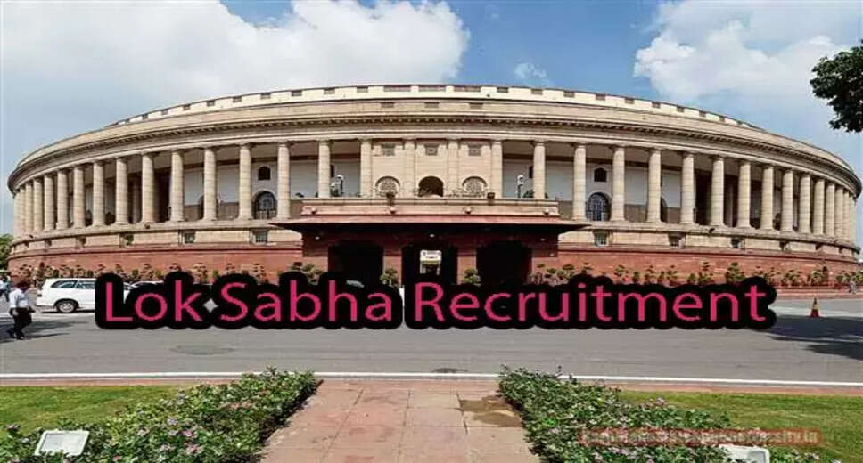 Lok Sabha Secretariat Consultant Interpreter Vacancy 2023: Apply Offline Before 3rd March The Lok Sabha Secretariat has released a notification for the recruitment of Consultant Interpreter vacancy. As per the notification, a total of 105 vacancies are available. Candidates who are eligible and interested in the vacancy details can apply offline before 3rd March 2023. In this blog post, we will discuss the important details about this recruitment. Important Dates Starting Date for Receipt of Application: 27-02-2023 Last Date for Receipt of Application: 03-03-2023 Age Limit As of 03-03-2023, the minimum age limit for the candidates is 27 years, and the maximum age limit is 70 years. Age relaxation is applicable as per rules. Qualification Candidates who possess a Diploma/Degree/PG in a relevant discipline can apply for the Consultant Interpreter vacancy. Vacancy Details The total number of vacancies available for the Consultant Interpreter post is 105. How to Apply? Interested candidates can download the application form from the official website of Lok Sabha Secretariat. After filling the application form, candidates have to send it to the following address:  "The Recruitment Branch, Lok Sabha Secretariat, Room No. G-016, Parliament Library Building, New Delhi-110001." Important Links Notification: Click here Official Website: Click here लोकसभा सचिवालय सलाहकार दुभाषिया रिक्ति 2023: 3 मार्च से पहले ऑफ़लाइन आवेदन करें लोक सभा सचिवालय ने सलाहकार दुभाषिया के रिक्त पद की भर्ती के लिए एक अधिसूचना जारी की है। अधिसूचना के अनुसार, कुल 105 रिक्तियां उपलब्ध हैं। वे उम्मीदवार जो रिक्ति विवरण में पात्र और इच्छुक हैं, वे 3 मार्च 2023 से पहले ऑफ़लाइन आवेदन कर सकते हैं। इस ब्लॉग पोस्ट में, हम इस भर्ती के बारे में महत्वपूर्ण विवरणों पर चर्चा करेंगे। महत्वपूर्ण तिथियाँ आवेदन प्राप्त करने की प्रारंभिक तिथि: 27-02-2023 आवेदन प्राप्त करने की अंतिम तिथि: 03-03-2023 आयु सीमा 03-03-2023 तक, उम्मीदवारों के लिए न्यूनतम आयु सीमा 27 वर्ष और अधिकतम आयु सीमा 70 वर्ष है। आयु में छूट नियमानुसार लागू है। योग्यता प्रासंगिक विषय में डिप्लोमा/डिग्री/पीजी रखने वाले उम्मीदवार कंसल्टेंट इंटरप्रेटर रिक्ति के लिए आवेदन कर सकते हैं। रिक्ति विवरण सलाहकार दुभाषिया पद के लिए उपलब्ध रिक्तियों की कुल संख्या 105 है। आवेदन कैसे करें? इच्छुक उम्मीदवार लोकसभा सचिवालय की आधिकारिक वेबसाइट से आवेदन पत्र डाउनलोड कर सकते हैं। आवेदन पत्र भरने के बाद, उम्मीदवारों को इसे निम्नलिखित पते पर भेजना होगा: "भर्ती शाखा, लोक सभा सचिवालय, कमरा नं. जी-016, संसद ग्रंथालय भवन, नई दिल्ली-110001।" महत्वपूर्ण लिंक नोटिफिकेशन: यहां क्लिक करें आधिकारिक वेबसाइट: यहां क्लिक करें