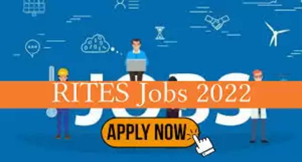 RITES Recruitment 2022: A great opportunity has emerged to get a job (Sarkari Naukri) in RITES. RITES has sought applications to fill the posts of Chief Accounts Officer, Supervisor and others (RITES Recruitment 2022). Interested and eligible candidates who want to apply for these vacant posts (RITES Recruitment 2022), can apply by visiting the official website of RITES (rites.com). The last date to apply for these posts (RITES Recruitment 2022) is 4 It's January 2023.  Apart from this, candidates can also apply for these posts (RITES Recruitment 2022) directly by clicking on this official link (rites.com). If you want more detailed information related to this recruitment, then you can read this link RITES Recruitment 2022 Notification PDF. You can view and download the official notification (RITES Recruitment 2022) through RITES Recruitment 2022. A total of 49 posts will be filled under this recruitment (RITES Recruitment 2022) process.  Important Dates for RITES Recruitment 2022  Starting date of online application -  Last date for online application – 4 January 2023  Location- Gurgaon  Details of posts for RITES Recruitment 2022  Total No. of Posts-  Chief Accounts Officer, Supervisor & Other -49 Posts  Eligibility Criteria for RITES Recruitment 2022  Chief Accounts Officer, Supervisor and other - Graduate, B.Tech, CA degree from recognized institute and having experience  Age Limit for RITES Recruitment 2022  The age of the candidates will be valid 40 years.  Salary for RITES Recruitment 2022  Chief Accounts Officer, Supervisor and others - as per the rules of the department  Selection Process for RITES Recruitment 2022  Chief Accounts Officer, Supervisor & Others - Will be done on the basis of Interview.  How to apply for RITES Recruitment 2022  Interested and eligible candidates can apply through RITES official website (rites.com) latest by 4 January 2023. For detailed information in this regard, refer to the official notification given above.     If you want to get a government job, then apply for this recruitment before the last date and fulfill your dream of getting a government job. You can visit naukrinama.com for more such latest government jobs information.