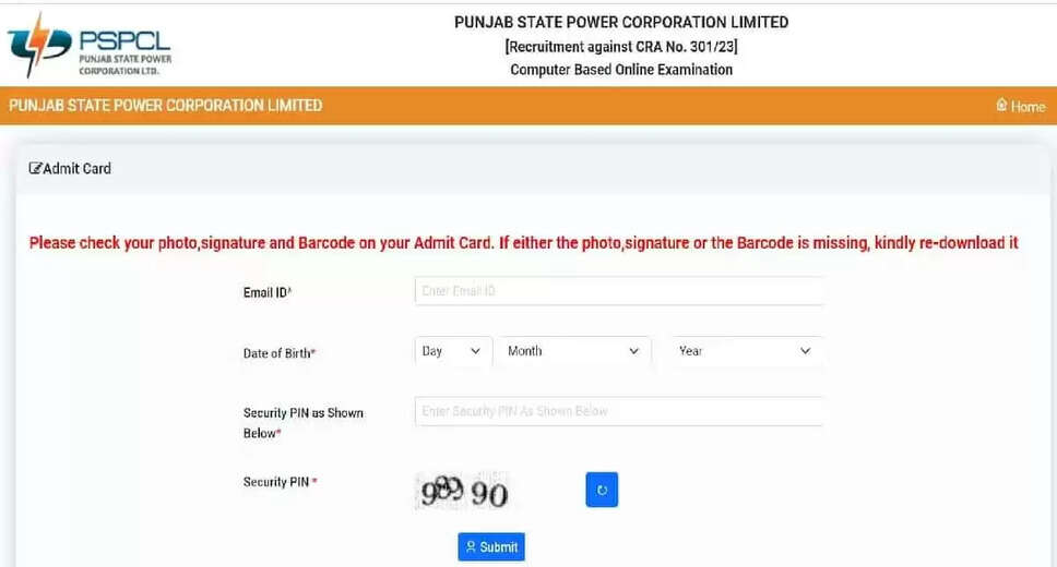 PSPCL ALM Admit Card 2024 Released: Download Now at pspcl.in