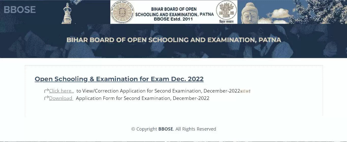 BBOSE Admit Card 2023 (Out) June/December - 10th, 12th Class Download @bbose .org