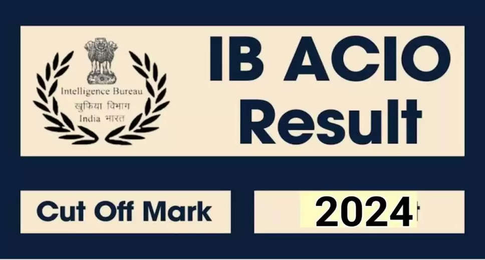 IB ACIO 2024 Tier 1 Result Expected Soon Check Cut Off Marks, Merit List