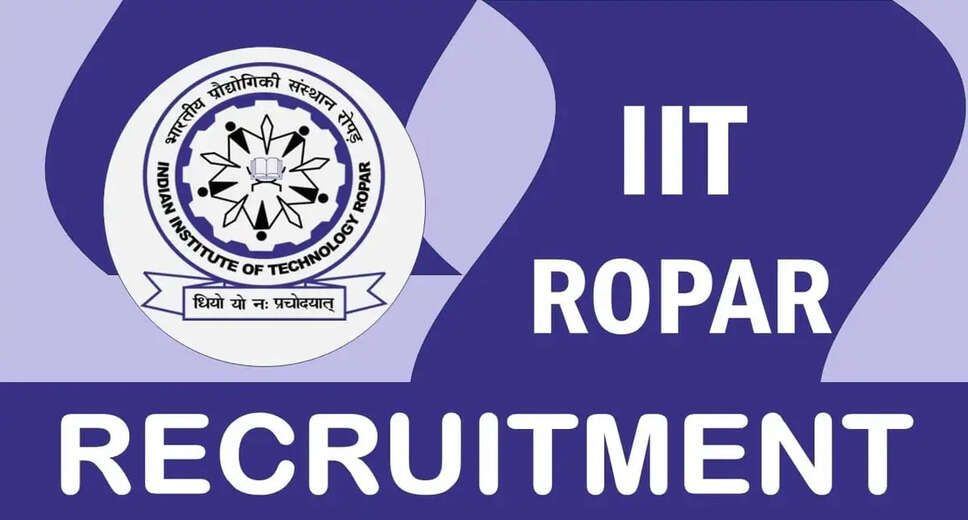 IIT Ropar Staff Recruitment 2024: Multiple Vacancies Announced - Find Your Perfect Role!
