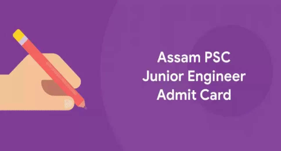 APSC Junior Engineer Admit Card 2024 Released: Check JE Exam Date and Details