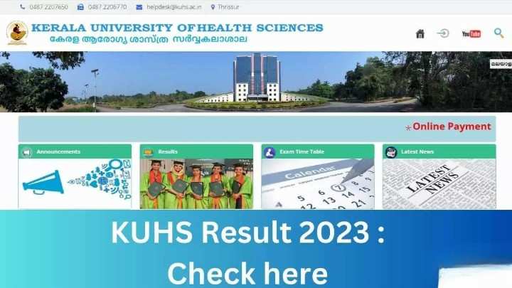 KUHS Declares UG Results 2023: MBBS, B.Pharm, BDS Marksheets Now Available