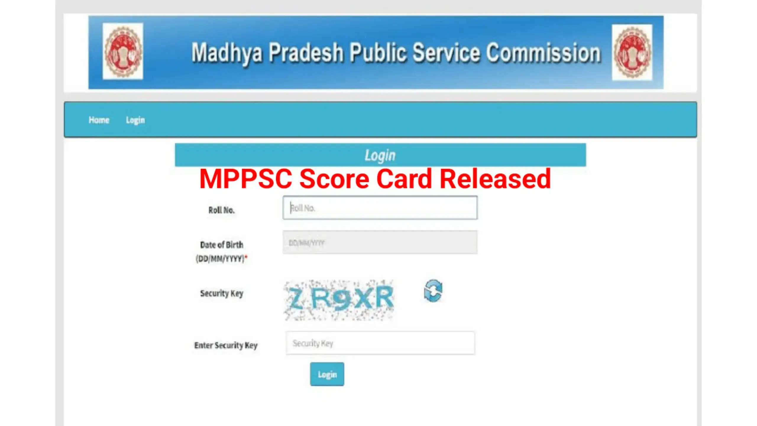 MPPSC Prelims Score Card 2024 Released Check Marks And Download Link   5102a4a86b2355260821680a7b598f14 