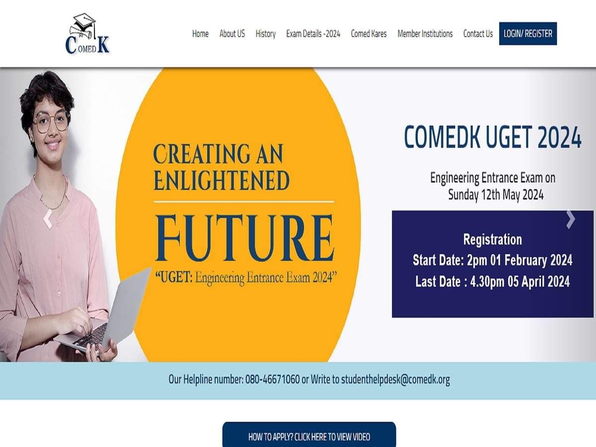 COMEDK UGET 2024 Opens For Applications: Here's How To Apply